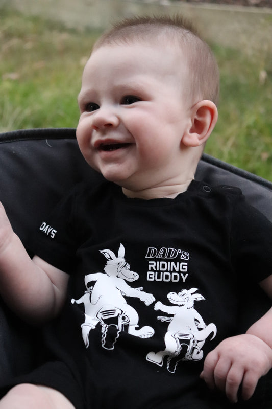 DAD'S RIDING BUDDY ROMPER