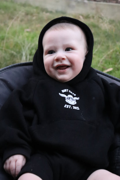 A LITTLE DIRT NEVER HURT BABY HOODIE