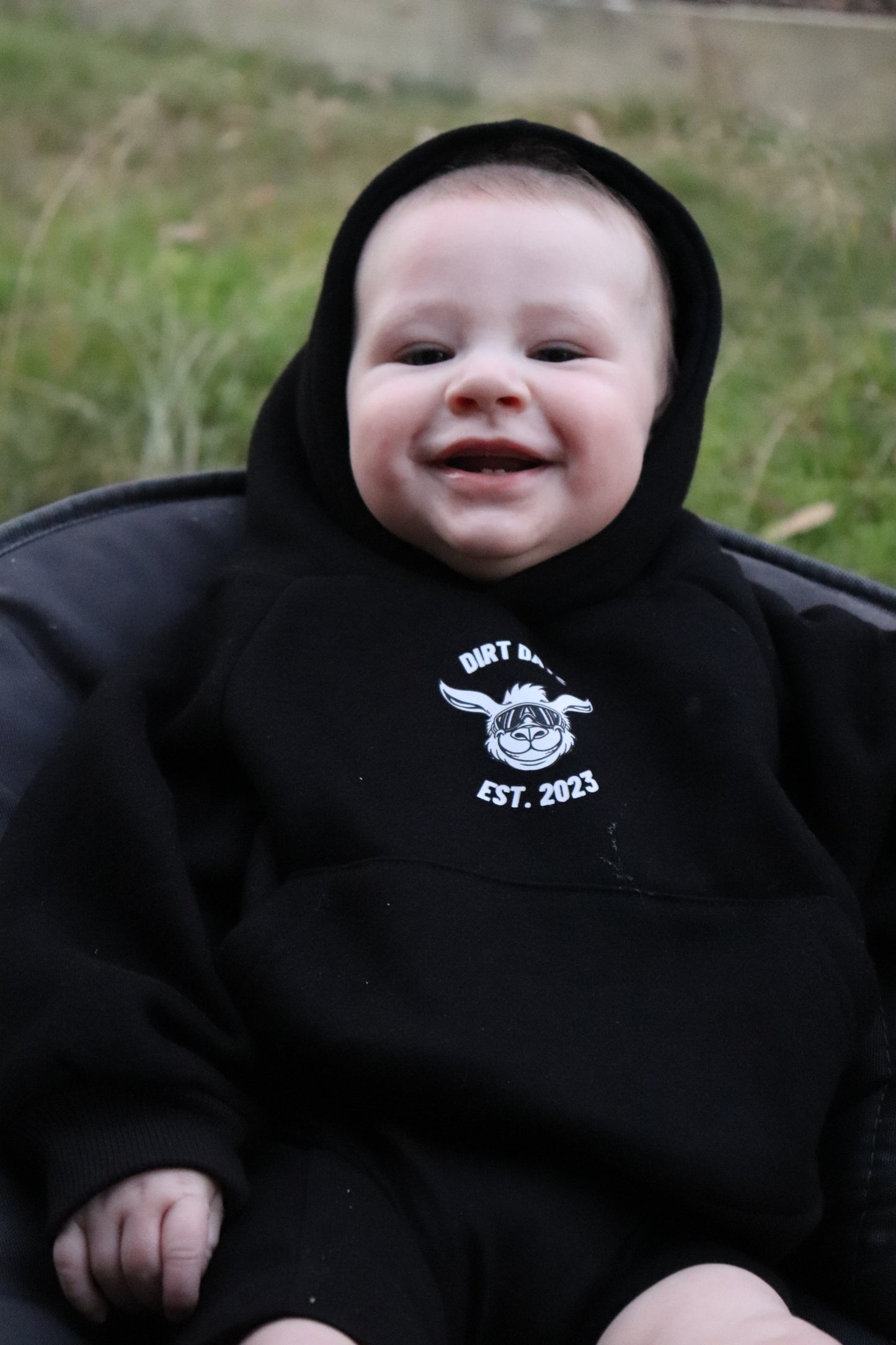 A LITTLE DIRT NEVER HURT BABY HOODIE