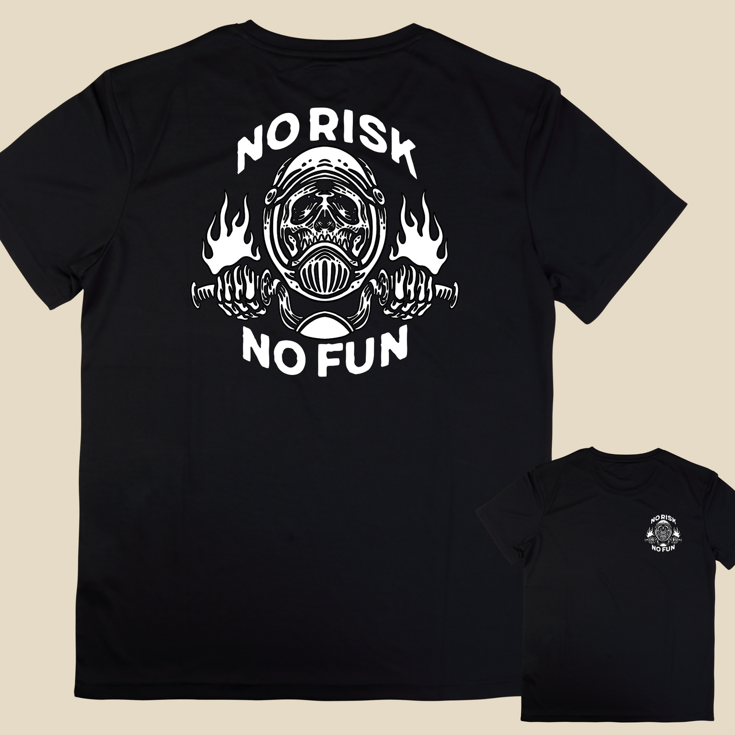 NO RISK NO FUN TEE